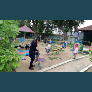 Instituția de educație timpurie nr.128, salubrizarea și amenajarea terenului aferent/adiacent al instituției